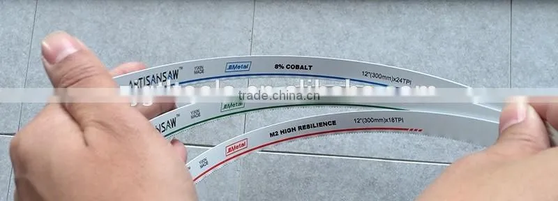 Top Quality Hand Saw Blades 8%COBALT Bi metal Hand Saw Blades 24TPI Flexible Hacksaw