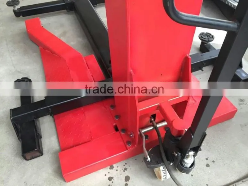 2500kgs 1950mm manual single post car lift