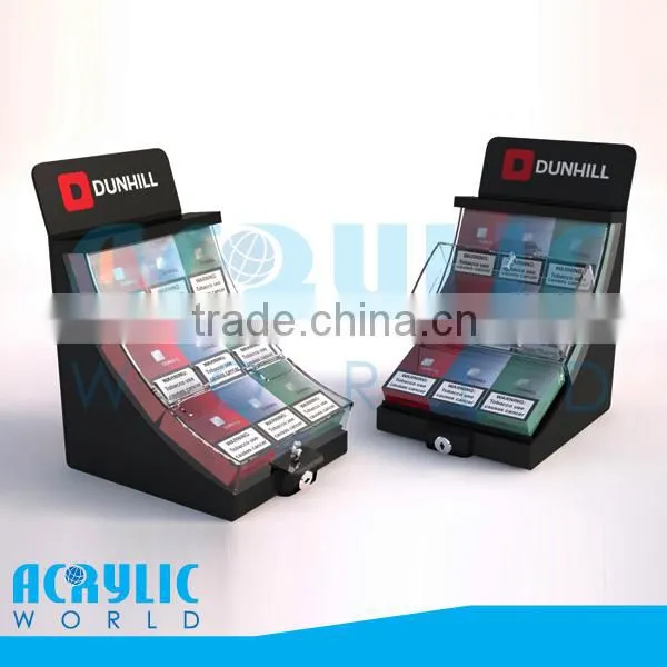 cigarette display shelves /cigarette display with pusher/acrylic vape display stand
