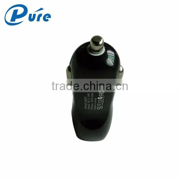 2016 hot sell mobile phone colorful 5V 1A mini single usb car charger parts
