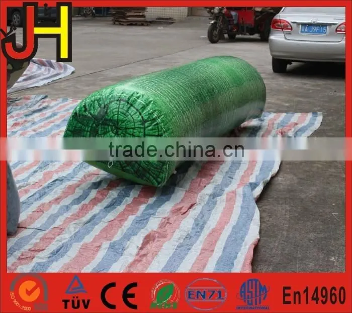 Used China Tree Log Inflatable Paintball Bunkers For Shooting Game