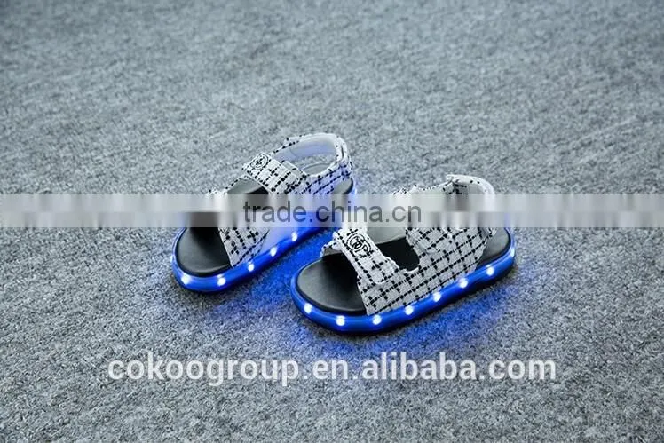 light up sandal shoes 2016 new style fashion shoes