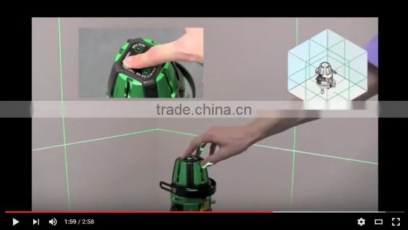 Full Horizontal Line green laser marker Made in Japan