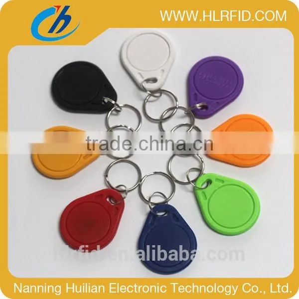 High quality rfid passive key fob, 125khz passive rfid key fob made by China