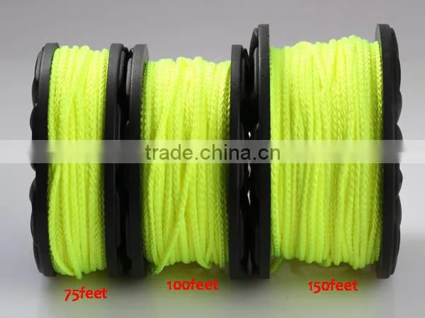 plastic dive reel fly reel nylon reel with brass hook