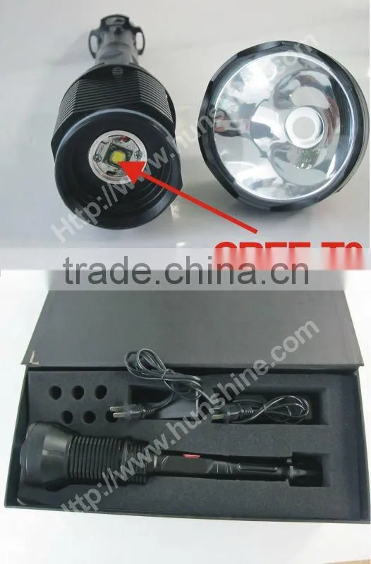 t6 2300lm hunting rechargeable battery led torch light