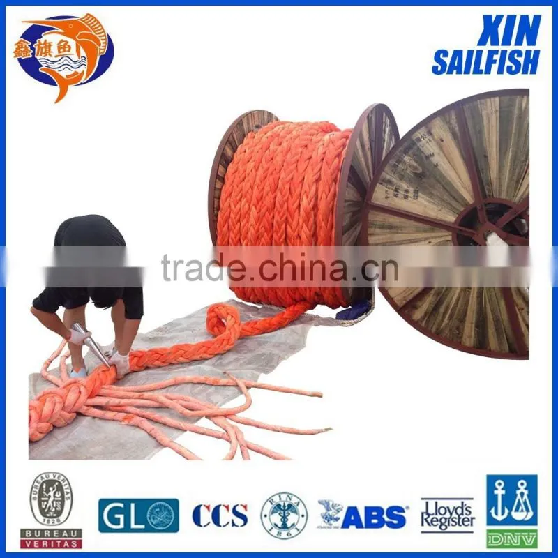 color uhmwpe winch rope from manufacturer with high abrasion
