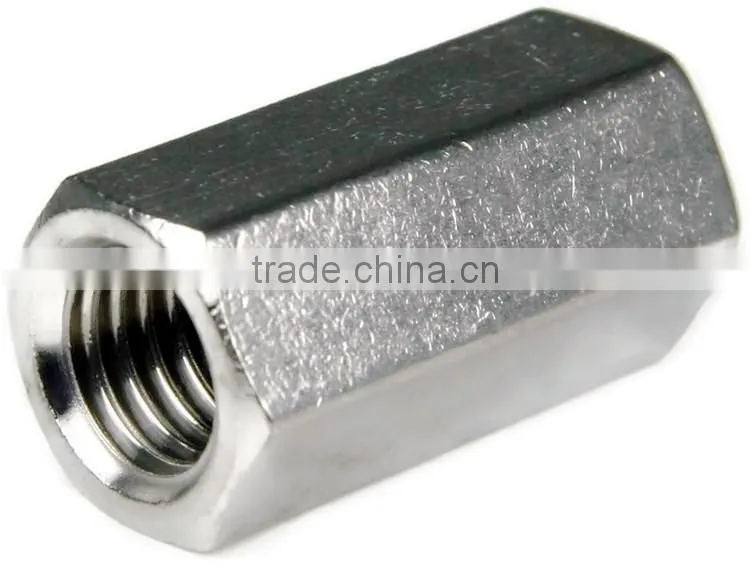 Factory manufacture and directly sale high quality long nut ss 304