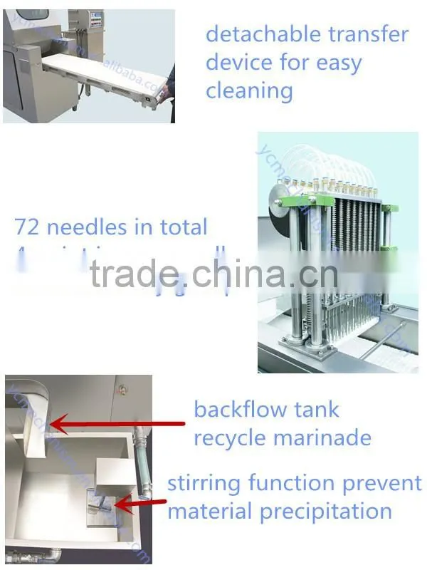 72 Needles Chicken and Fish Pickle Injector Machine
