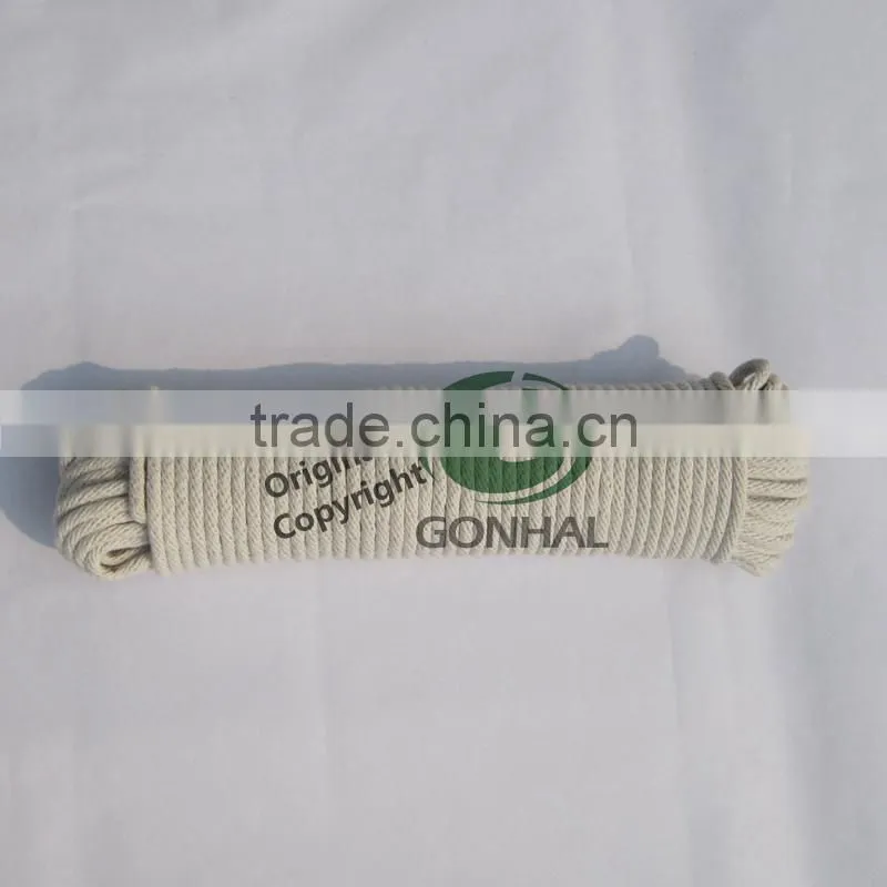 Gonhal Cotton 12 Strands Solid Braided Rope