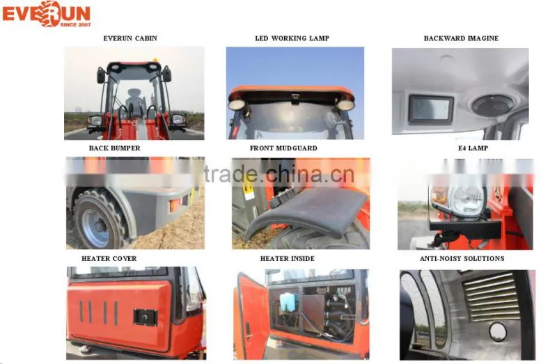 Everun CE New Wheel Loader ER16 with Electric Joystick/Quick Hitch for Sale