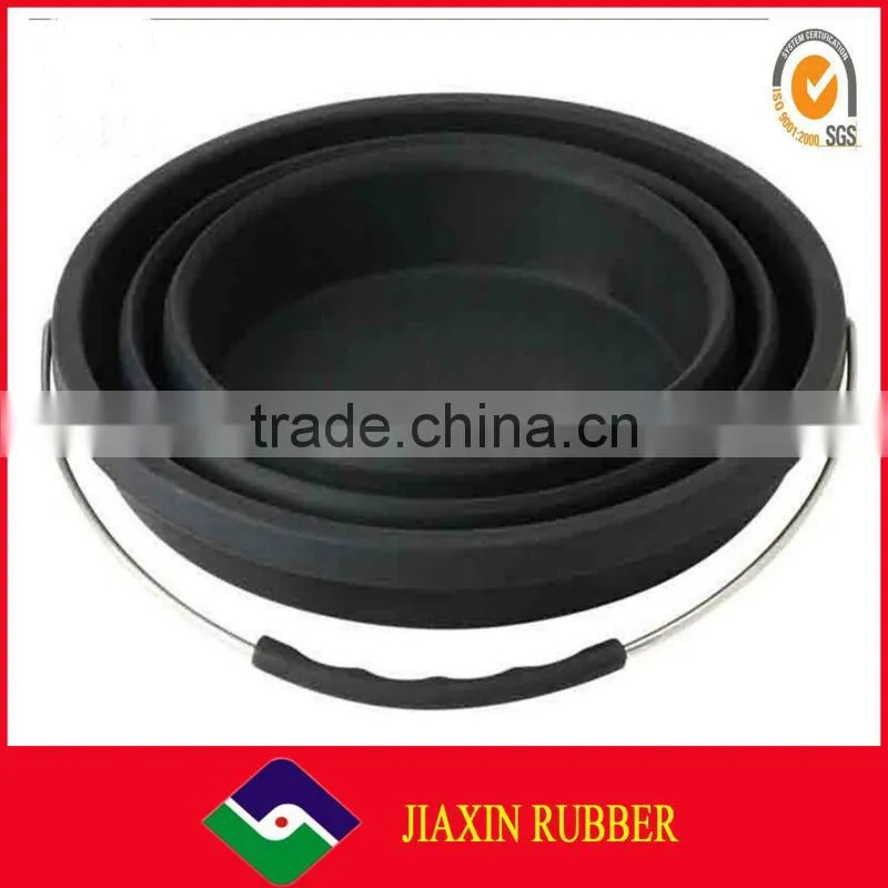 100% Food Grade Locked lids Silicone collapsible bowl