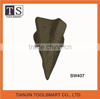 Gold painted stone splitting wedge