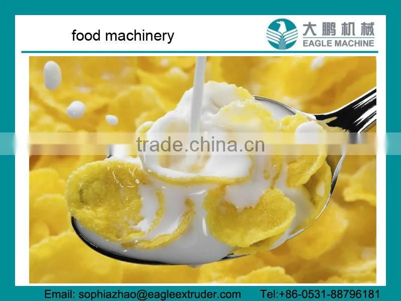 Breakfast maize snacks extruder machine/making equipment manufacturer in china