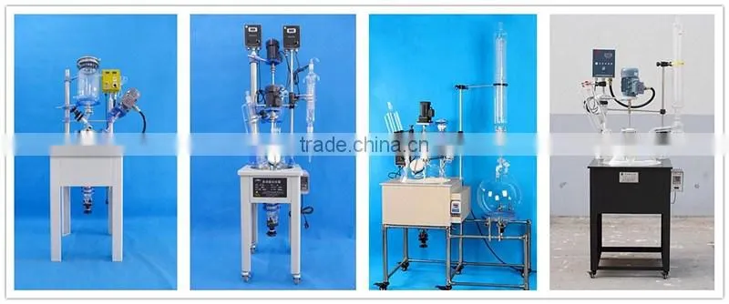 100L Chemical Single Layer Glass Photo Reactor