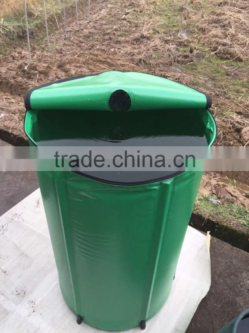 50GALLON/55GALLON/66GALLON Portable flexible collapsible Rain barrel/ WATER BUTTS