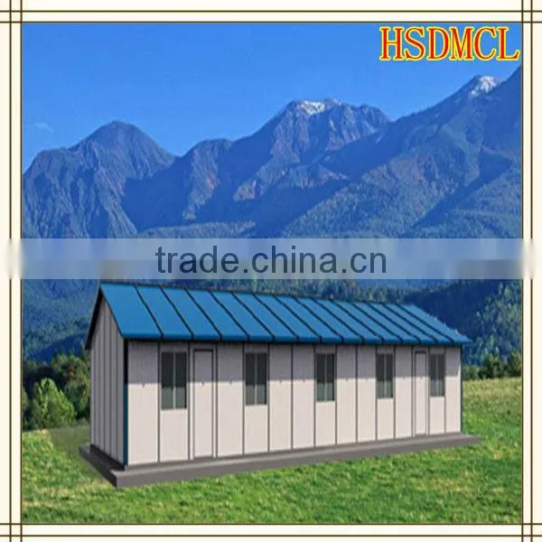 China simple light steel structure prefabricated house for accommodation for sale