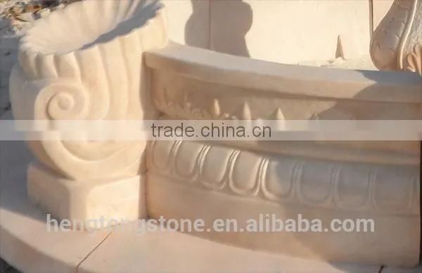 Marble Carved Simple Water Fountain
