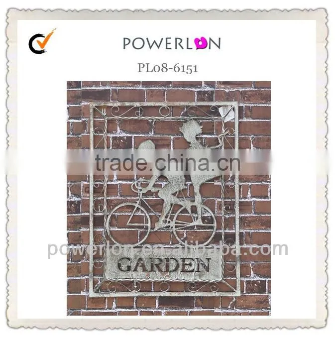 Antique Sweet Wedding Metal Table Deco