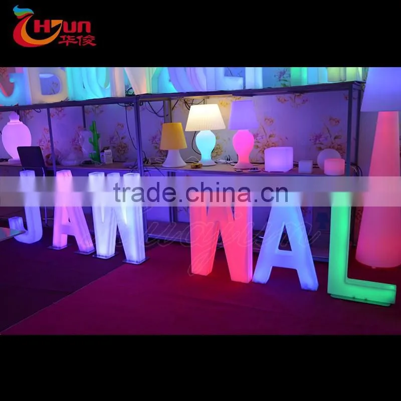 decorative outdoor alphabet led letters for wall