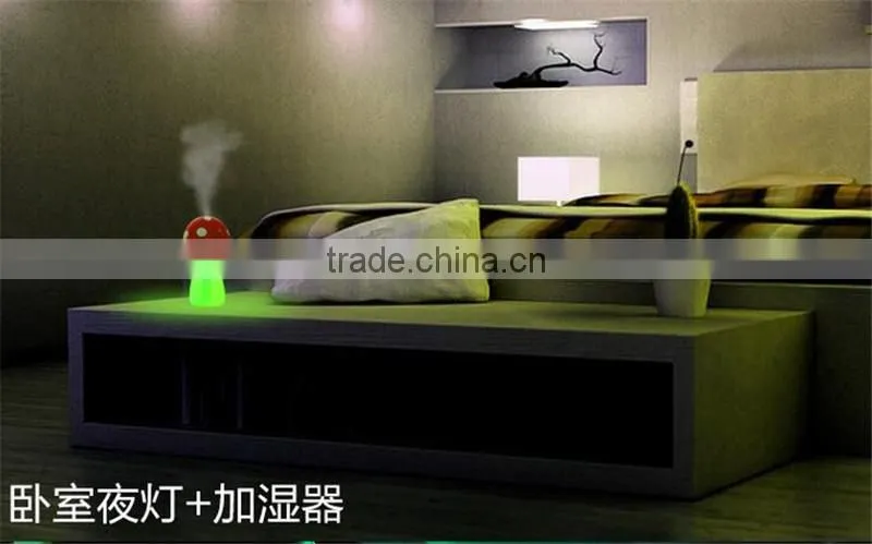 CT-738 Mini USB Humidifier Mushroom humidifier nightlights Humidifier water bottle