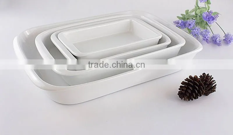 Hospitality hotel supply baking accessories ceramic bakeware set