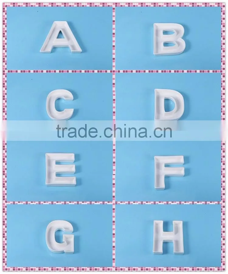 Wholesale custom porcelain letter dish for decor,JOY letter dish wholesale