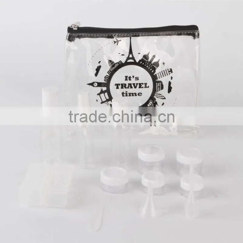 12pcs EasyLifeCare Travel Smart Travel Bottle Set