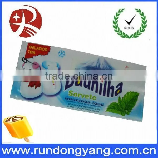High quality custom printing ice cream package bag