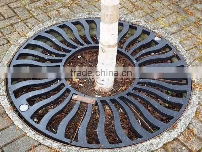 FO-9T06 Hot-selling Cast Iron Tree Perforated Strainer Tree Pool Cover