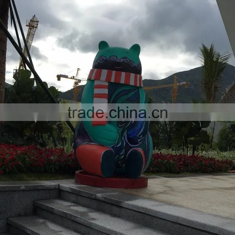 Fiberglass bear statue
