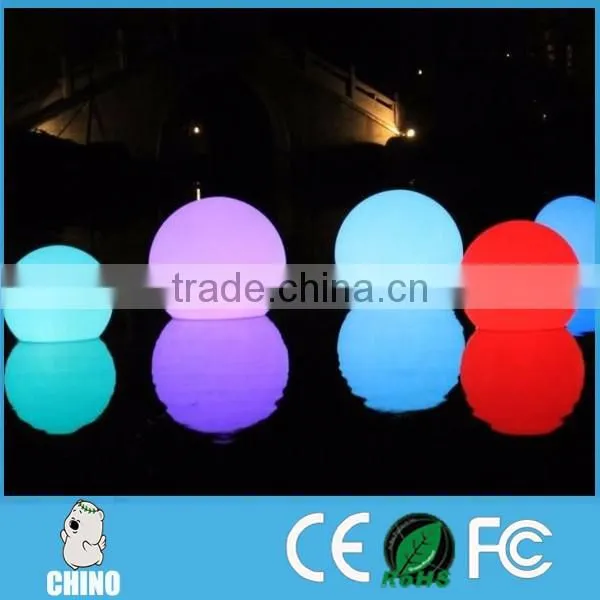 Different size Swimming pool ball lights led ball light