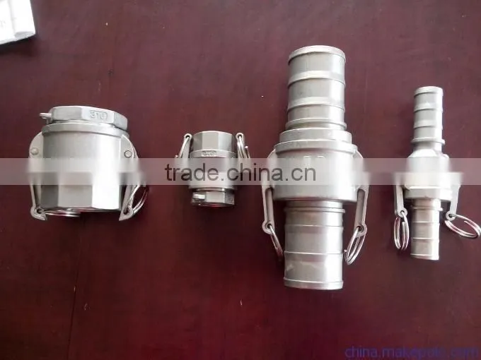 Stainless Steel flexible hose cam & groove couplings quick fittings