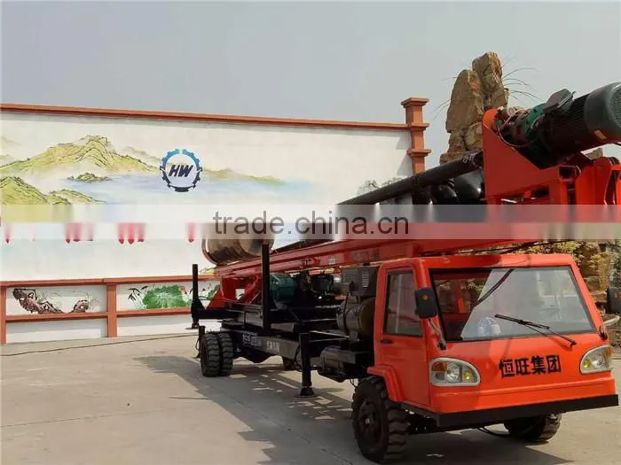 Solar power photovoltaic full hydraulic pile driver from Manufacturer