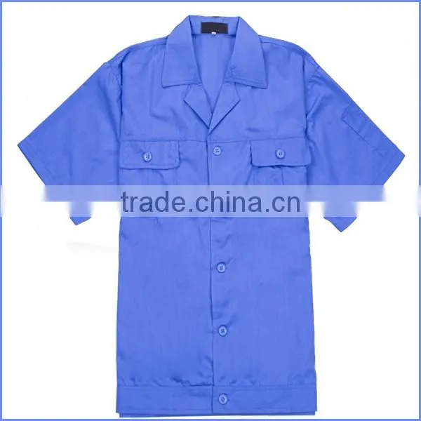 Short-Sleeved summer working Coverall for Factory Worker