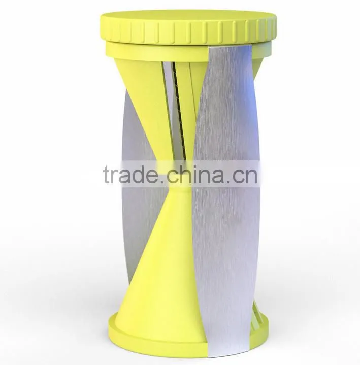 2015 new Spiral Vegetable Slicer/Spiral Cutter/Easy Operation Stainless Steel Vegetable Slicer