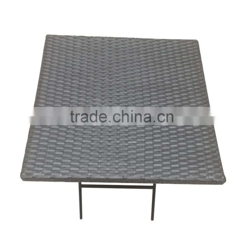 Customized rattan table and chair for drinking for hot sale