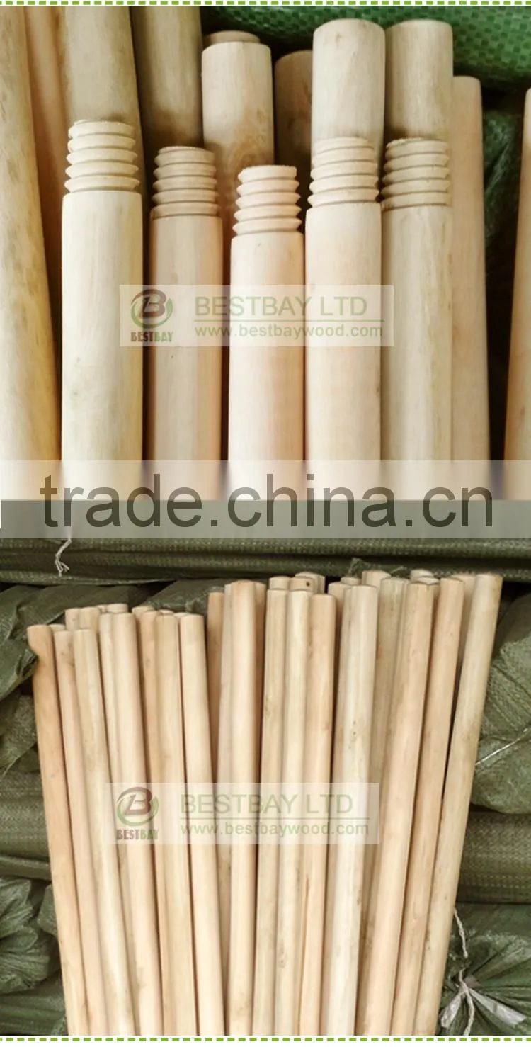 thick wooden broom stick