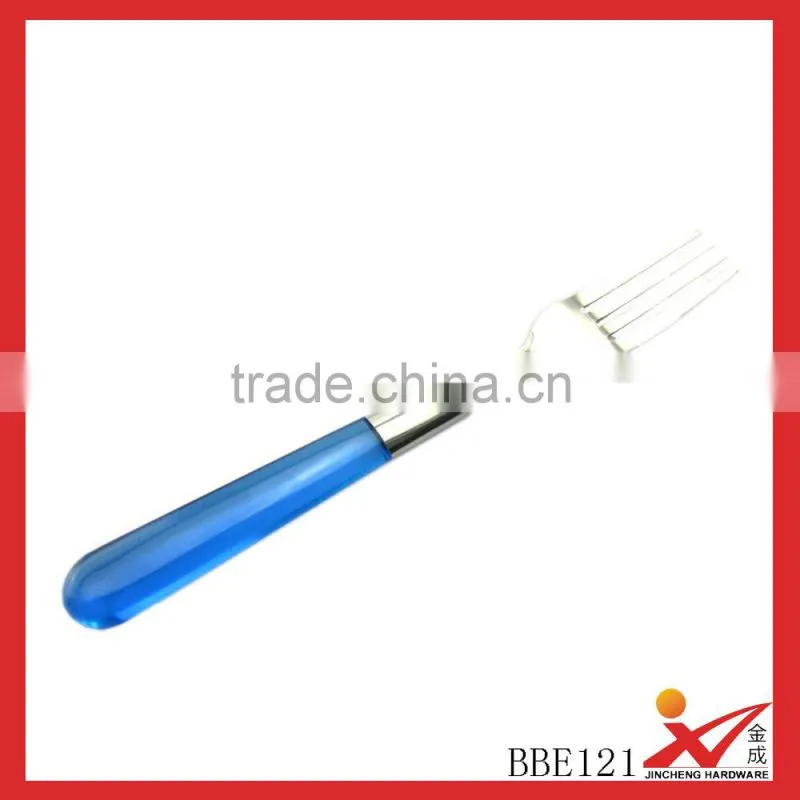 blue transparent steak knife BBE120 stainless steel