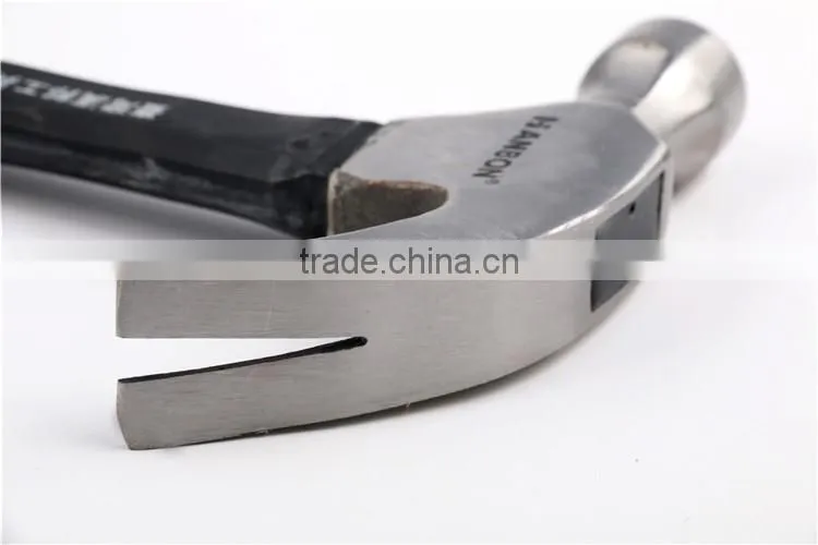 Claw Hammer Nail Hammer with Fiberglass Handle