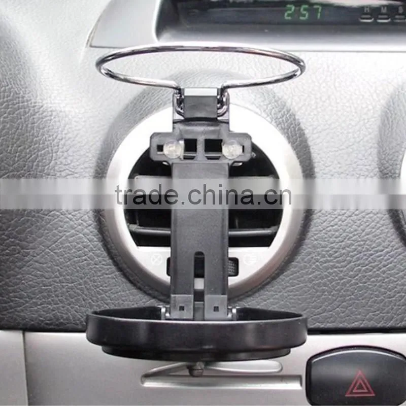 Stainless Steel Auto Supplies Mini Car Fan Folding Cup Drink Hoder