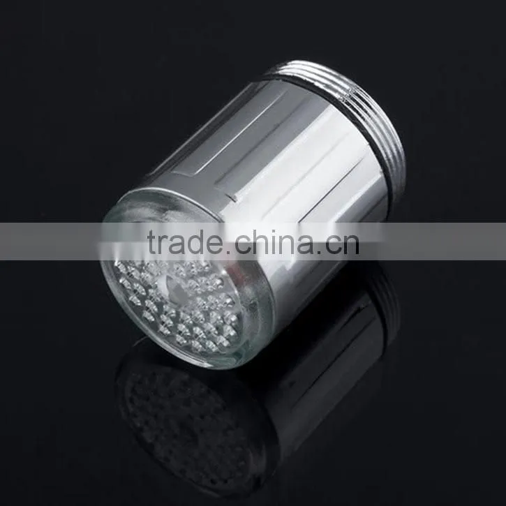 Led Water Faucet light 7 colors Changing Quick Flashing Shower Stream glow led water tap faucet ftic Water Stream Spout Sink Tap