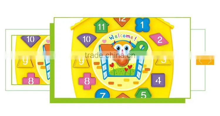 Most popular diy clock building educational big blocks toys