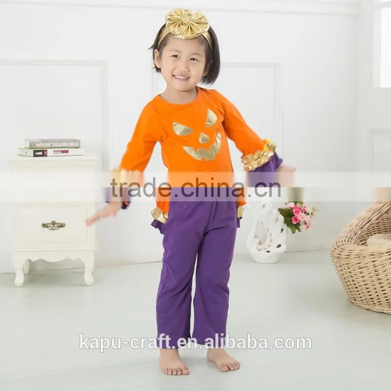 Super hot sexy girls halloween costume ,clothing set children , kids clothing two pieces set