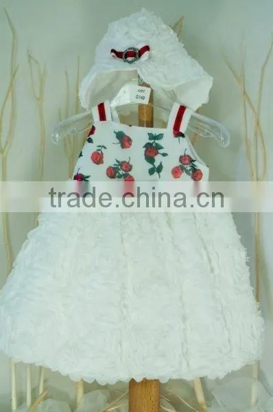 Baby princess dress,printed cotton casual dress