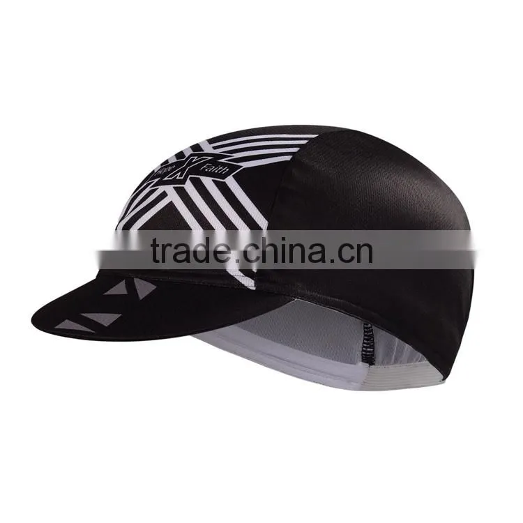 OEM 100%polyester dry fit custom cycling camp cap hat