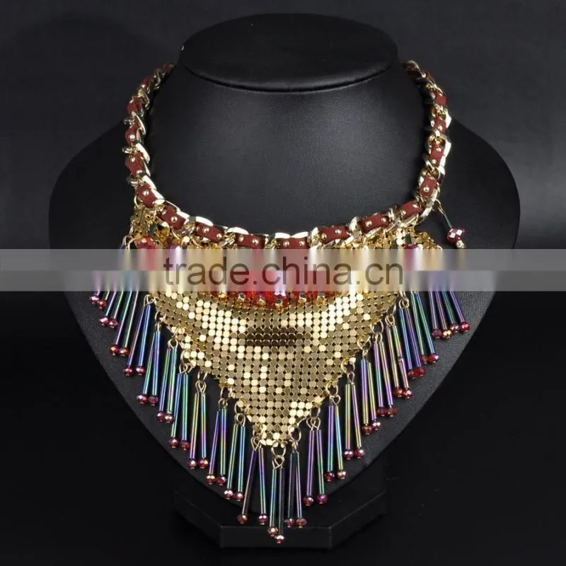 latest 2016 pretty woman fashion rib jewelry necklace