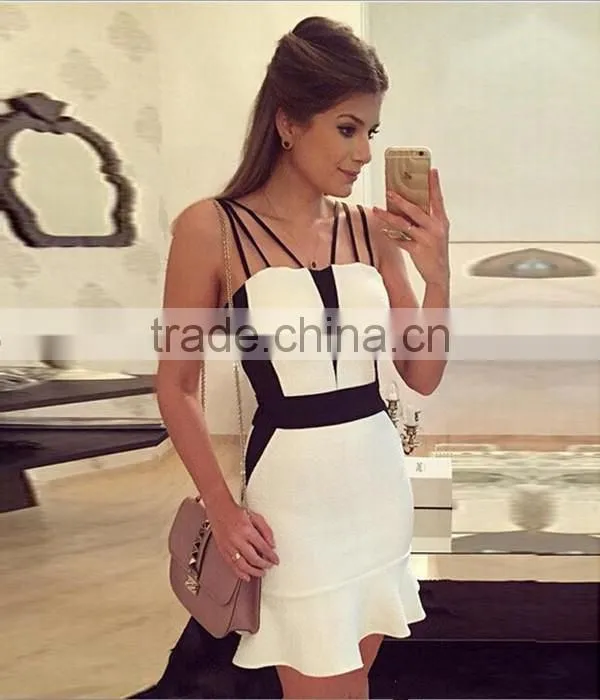 Wholesale New Style women casual clothing Summer Women dress White Strapless Evening Dress Plus Size Sleeveless A-line Dress