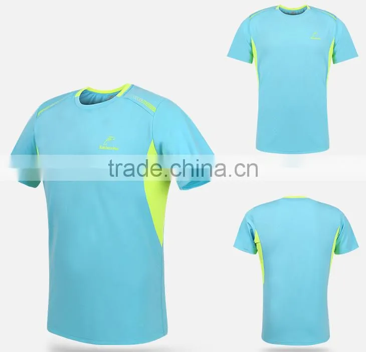 men breathable sweat plain t-shirts/women sport dri fit custom t-shirt