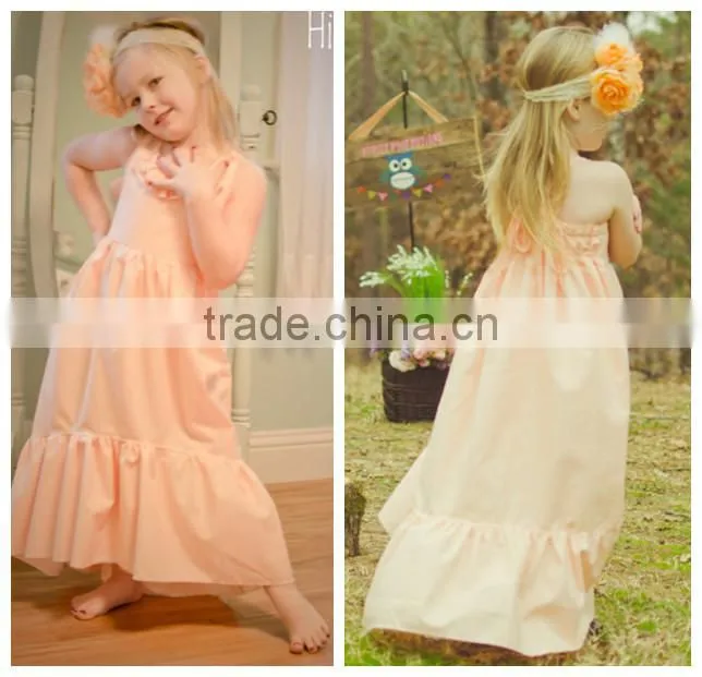 Little Kids Beautiful Model Dresses Girls Princess Dress Chevron Dress with Flower Ribbon Wholesale Baby Girls Party Clothes